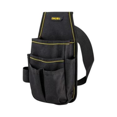 Imagem de Bolsa De Ferramentas Reforçada Com 6 Bolsos E 9 Laços Para Chaves De F