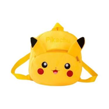 Imagem de Mochila De Pelúcia Kawaii Pokémon Pikachu, Brinquedo De Anime Macio E 