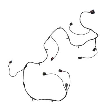 Imagem de Keenso Chicote de Fiação de Estacionamento do Pára-choque Dianteiro, Chicote de Fiação de Assistência do Sensor de Estacionamento de Proteção de Circuito Com Materiais de Alta