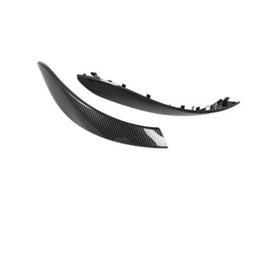 Imagem de Portas internas lidar com exterior puxar guarnição capa acessórios do carro compatível para bmw 3 4 3gt série 2013-2018 f30 316d 318d 320d f31 320i 325d(A1 2PCS)