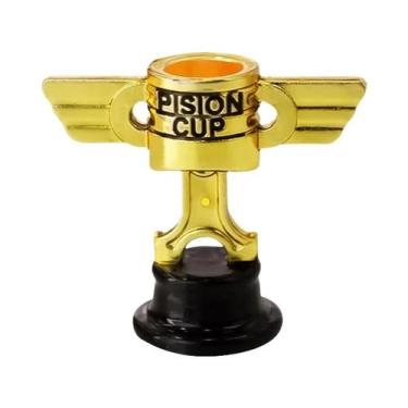 Imagem de Figura De Ação Do Carro Disney Cars Lightning McQueen Sheriff Em Metal