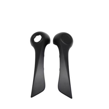 Imagem de 2 PCS Carro Esquerda Direita Puxador da porta interna Maçaneta da tampa externa Substituição da guarnição Compatível com Renault Koleos 1 2008 2009 2010-2016 80945JY50A 80944JY50A(LHD-Black 2 PCS)