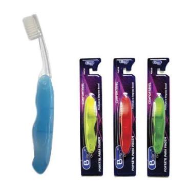 Imagem de Escova Dental Dentrat Travel Portátil Média