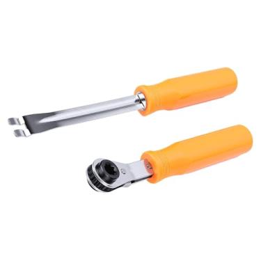 Imagem de KIMISS Ferramentas de Ajuste de Folga Automática Conjunto de Chave de Catraca de Ajuste de Freio de 5/16 Polegadas para Serviços Pesados ​​para Reboques de Semi-caminhão Construção Em