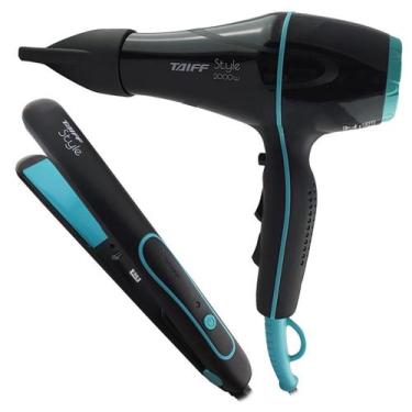 Imagem de KIT Secador 2000w Style + Prancha 210Cº Style 220v - Taiff
