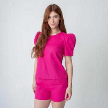 Imagem de Conjunto susie blusa e short feminino - Susie Modas, Pink, P, 10 unida
