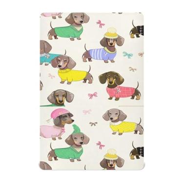 Imagem de SEHANY Lençol de berço de cachorro fofo para meninos e meninas, macio, respirável, elástico, lençol com elástico padrão para bebês de 71 x 132 cm