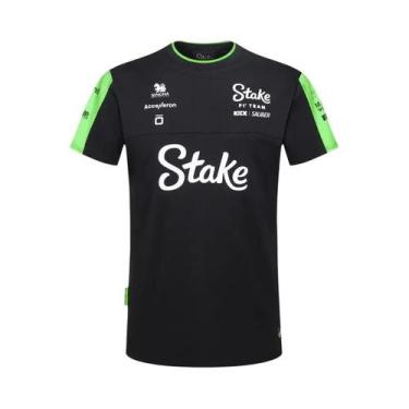 Imagem de Camiseta Esportiva Masculina plus Size Com Estampa 3D De Corrida F1 Sa