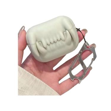 Imagem de JLSDBMZ Capa de fone de ouvido para Airpods Pro 3 (2025), desenho fofo 3D de gato/animais, capa protetora de silicone Kawaii para mulheres e meninas (C)