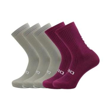 Imagem de Meias De Ciclismo Masculinas De Compressão Até O Joelho, 5 Pares, Para