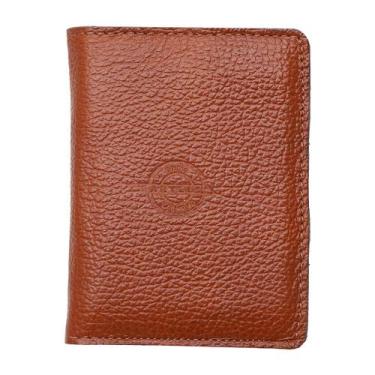 Imagem de Carteira Slim Porta Cartões em Couro Artlux 989, Caramelo