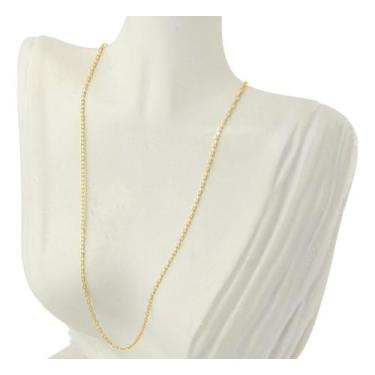 Imagem de Cordão De Ouro 18k Feminino Corrente Cadeado 1.1 70 Cm Colar - JOIE JO