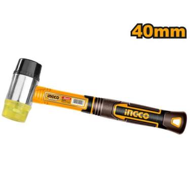 Imagem de Marreta Borracha e Plástico 40 mm com Cabo INGCO