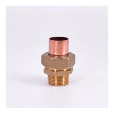 Imagem de DN20 G 3/10.2 cm BSPP macho x cobre diâmetro interno 22 mm latão cobre extremidade alimentação conector união adaptador acoplador água gás óleo