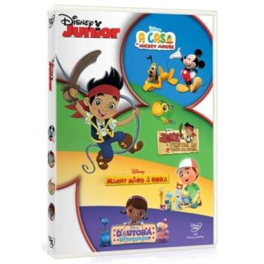 Imagem de Box 4 DVDs Disney Jake Mickey Dra Brinquedos Manny Original