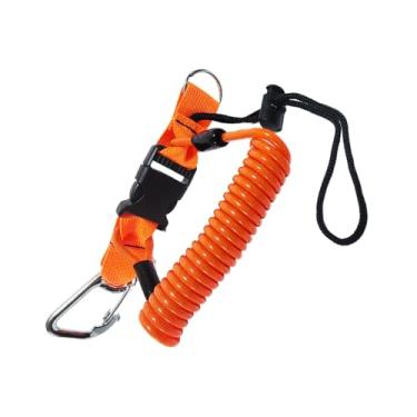 Imagem de Cordão para Mergulho - com Fivela Metálica de Liberação Rápida e Corda Subaquática,Cordão para Mergulho com Gancho de,Escalada, Fixação e Atividades Esportivas ao Ar Livre