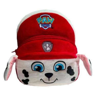 Imagem de Mochila Infantil de Pelúcia do Marshall com Ziper - Patrulha Canina - 