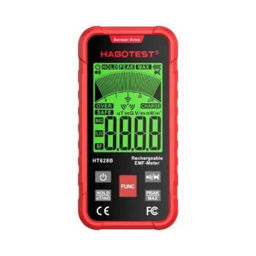 Imagem de Medidor EMF Portátil HABOTEST HT628A/628B, Testador De Radiação Eletro