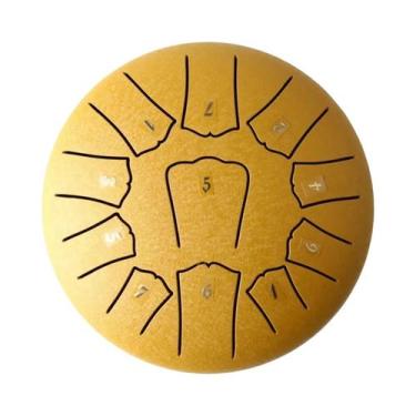 Imagem de Tambor De Língua De Aço Mini De 6 Polegadas Com 11 Notas, Tambor Etére