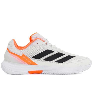Imagem de Tênis Adidas Defiant Speed 2 All Court - Branco Preto e Laranja-42