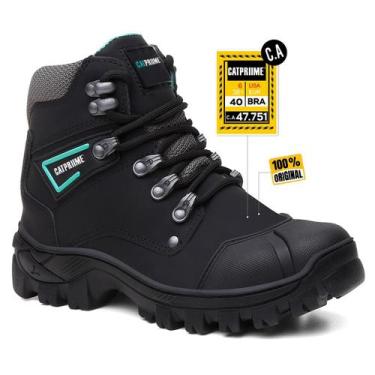 Imagem de Bota Botina Feminina De Segurança Trabalho Epi Com C.a Com Palmilha em