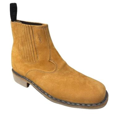 Imagem de Botina Masculina Vira Francesa Costurada a Mão Bico Quadrado Ivan Garotti 2101901