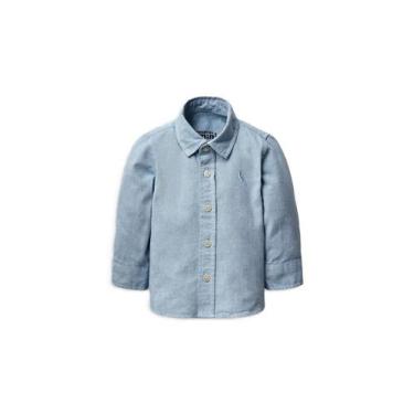 Imagem de Camisa Bb Oxford Reserva Mini, Azul, M