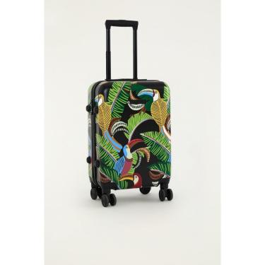 Imagem de Mala Farm Me Leva Rígida Tucanos com Folhagem G-Feminino