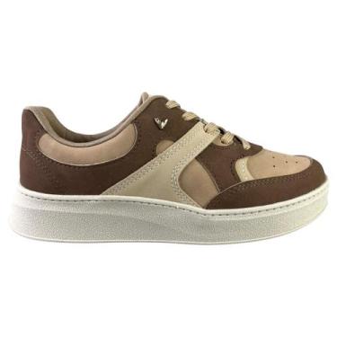 Imagem de Tênis Casual Feminino Mississipi Sola Flatform Cor:MarromTamanho:37, M