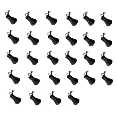 Imagem de Kit 28 Spot Trilho Perfilado Eletro calha Par20 Bulbo OL3