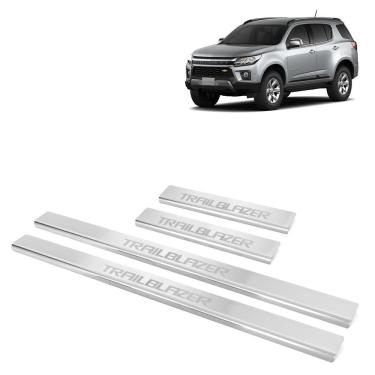 Imagem de Soleira Inox Porta Gravada Laser Trailblazer 2019