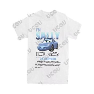 Imagem de Conjunto De Pijama Masculino Com Estampa Do Lightning McQueen E Sally,