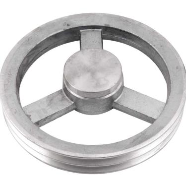 Imagem de Polia alumínio 230mm 2 canais perfil a - Vonder