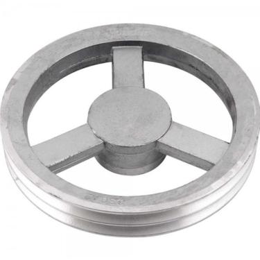 Imagem de Polia alumínio 230mm 2 canais perfil a - Vonder