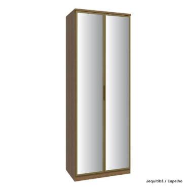 Imagem de Guarda Roupa Modulado 02 Portas de Vidro 245cm 03 Gavetas Setiba - Móv