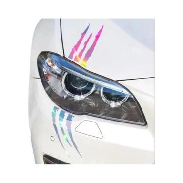 Imagem de Adesivo De Arranhão De Garra Fantasma 40x12cm: Decalques Divertidos E 