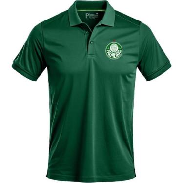 Imagem de Camisa Palmeiras Polo Basic Símbolo - Masculino, G, Verde