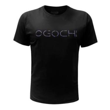 Imagem de Camiseta Ogochi Masculina Concept Slim Preto Logo-Masculino