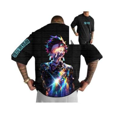 Imagem de Camisetas De Algodão Com Estampa Gráfica Do Anime Demon Slayer Kimetsu