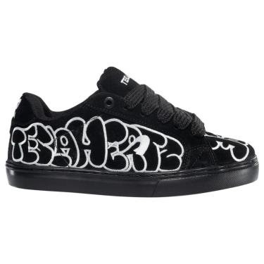 Imagem de Tênis Tesla Hertz Art Preto Grafite Bordado Skate Masculino-Masculino