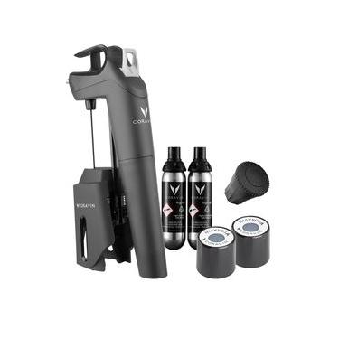 Imagem de Sistema de Preservação de Vinhos Coravin Timeless Three+ Preto - TIMTH