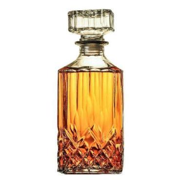 Imagem de Garrafa Decanter Vidro Licor Whisky 23 X 9 900ml - Lyor