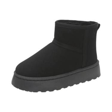 Imagem de Botas De Inverno Femininas Quentes Com Forro De Lã E Sola Grossa, Esti