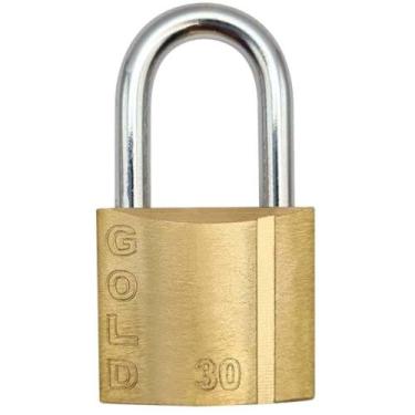 Imagem de Cadeado Latão 30mm - Gcc2n0003 - Gold Cadeado Latao 30mm - Gcc2n0003 -