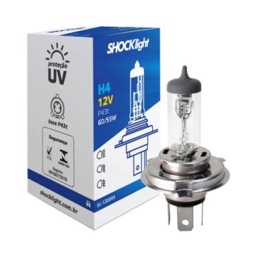 Imagem de Lâmpada Halógena Standart H4 12V 60/55W P43T Shocklight - SL-120004