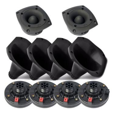 Imagem de Kit 4 Driver + 4 Cornetas + 2 Super Tweeter Compet 780Ww