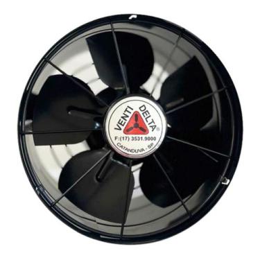 Imagem de Exaustor Linha Pesada Alta Rotação 19cm Preto Axial Bivolt 80-1906 Ven
