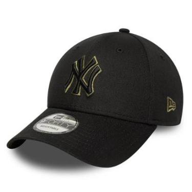 Imagem de Boné New Era 9FORTY New York Yankees MLB Team Outline Preto-Unissex