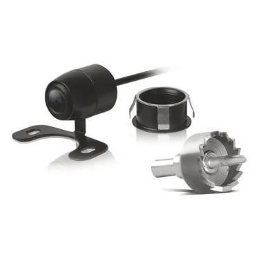 Imagem de Câmera de Ré Automotiva E-Tech 2 em 1 12V Ângulo 110 720p I - Congratu