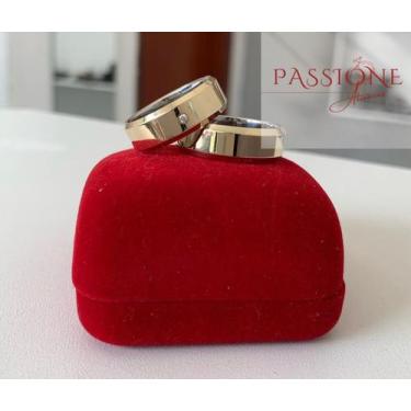 Imagem de Aliança Abaulada Moeda Antiga - Passione